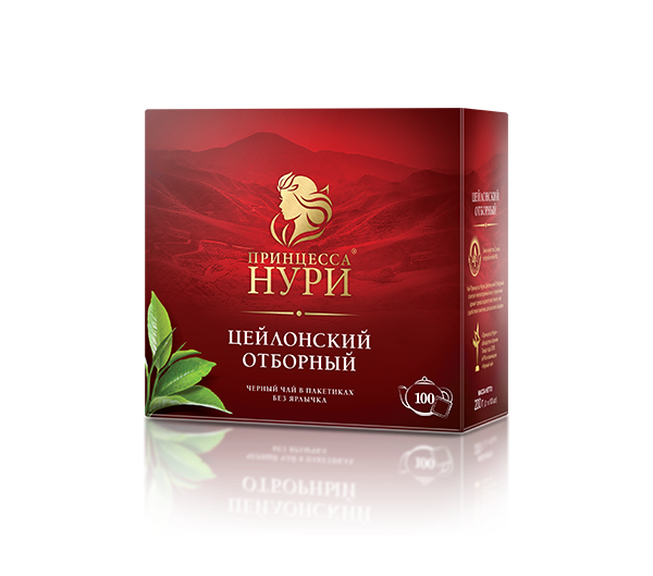 Принцесса Нури «Отборный»: черный чай в пакетиках без ярлычка
