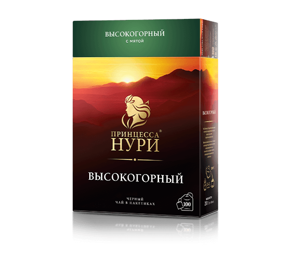 Набор черного чая с мятой